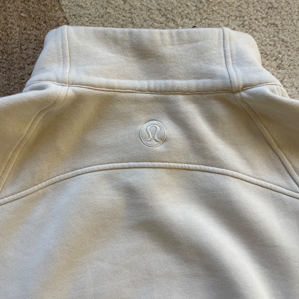 Lululemon Scuba Funnel Neck Full Zip – Ivory, L/XL | Lightly Used - Picture 7 of 7